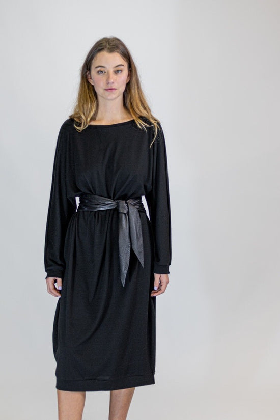 Image Title Leather Knot Belt